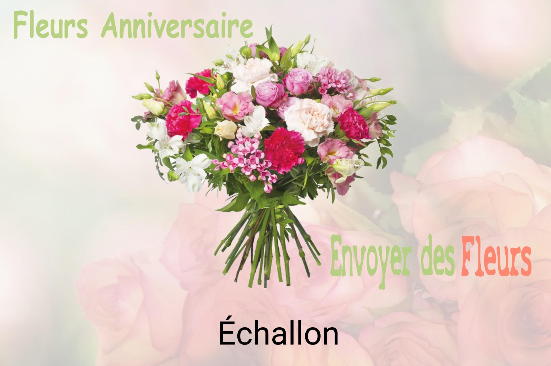 Bouquet de fleurs d’anniversaire livré à Échallon